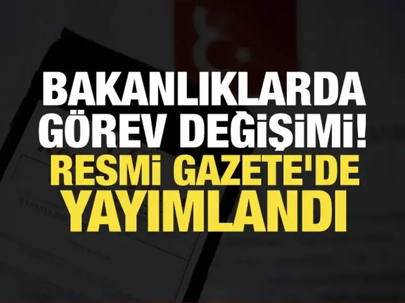 Gece Yarısı Atama Kararları: O Müdürlükte Görev Değişimi!