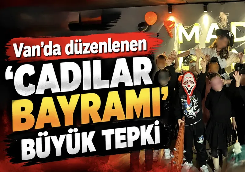 Van’da düzenlenen ’Cadılar Bayramı’ büyük tepki