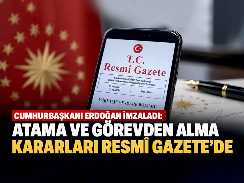 Erdoğan'dan 6 bakanlıkta atama ve görevden alma kararları