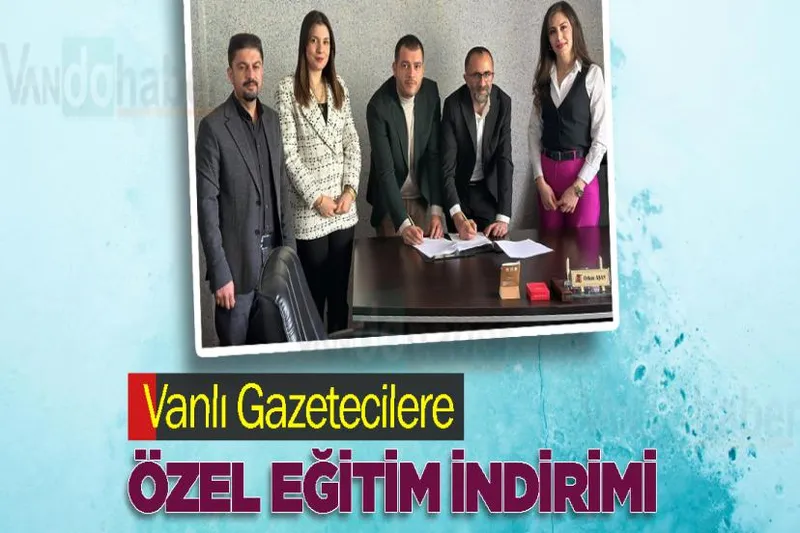 Vanlı Gazetecilere Özel Eğitim İndirimi