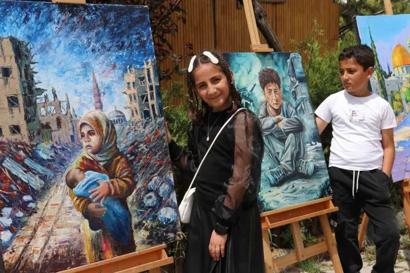 Vanlı Genç Sanatçılardan Soykırıma Karşı Farkındalık Sergisi