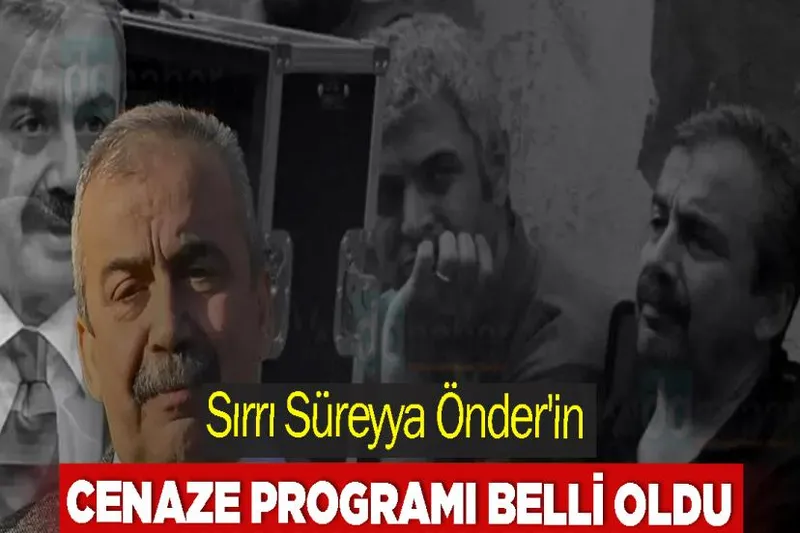 Sırrı Süreyya Önder'in Cenaze programı belli oldu