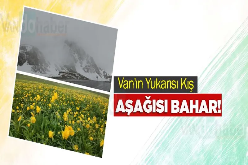 Van'ın Yukarısı Kış, Aşağısı Bahar!