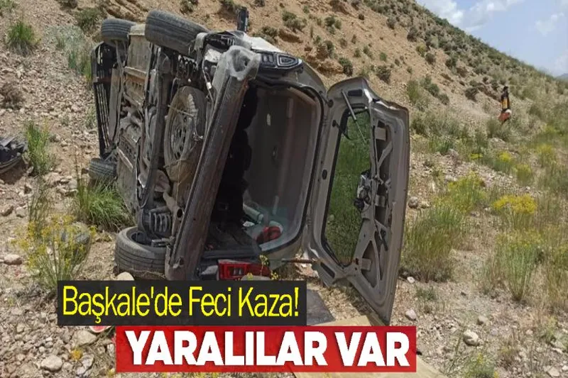 Başkale'de Feci Kaza! Yaralılar Var