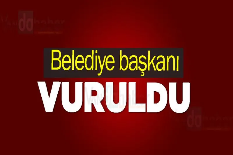 Belediye başkanı vuruldu