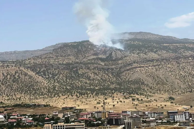 Bir Orman Yangını Haberi Hakkari’de