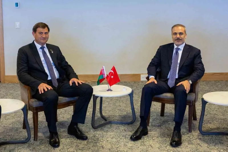 Dışişleri Bakanı Fidan, Belarus Dışişleri Bakanı Ryzhenkov ile görüştü