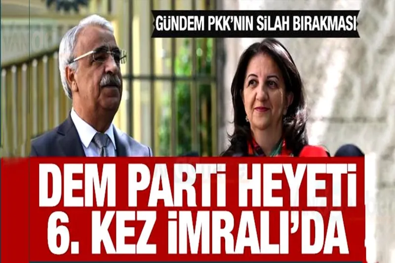 DEM Parti heyeti İmralı'da