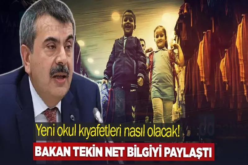 Yeni okul kıyafetleri nasıl olacak!