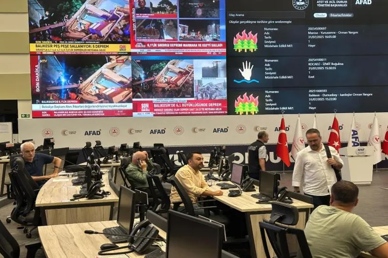 Balıkesir’de Deprem Korkuttu! AFAD’tan Acil Müdahale Planı Devreye Aldı