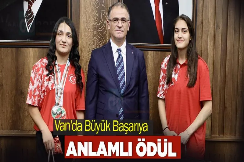 Van'da Büyük Başarıya Anlamlı Ödül