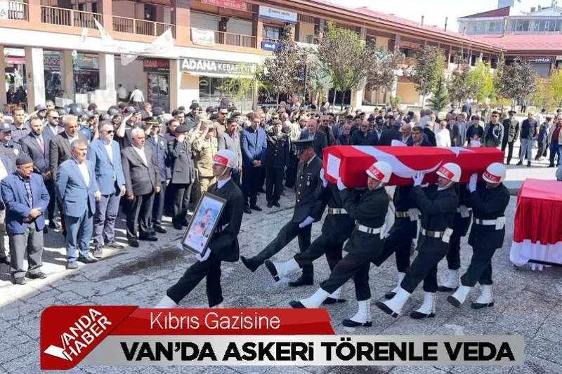 Van’da Kıbrıs gazisi son yolculuğuna uğurlandı