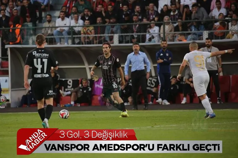 Vanspor Amedspor'u Farklı Geçti