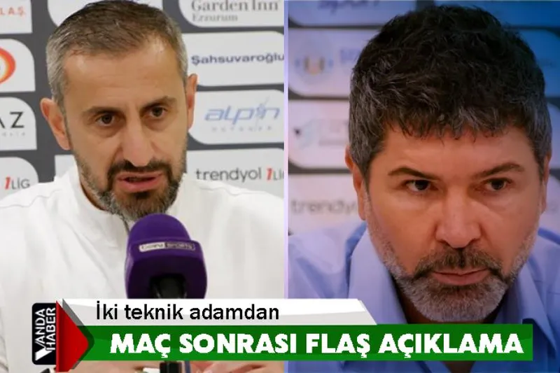 İki teknik adamdan Erzurumspor ve Vanspor için flaş açıklama