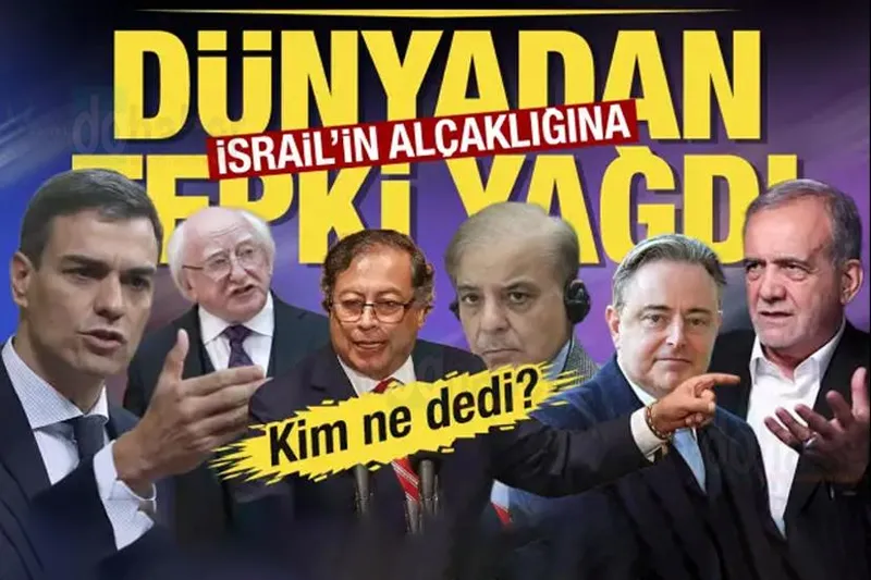 İsrail'e dünyadan peş peşe tepkiler!