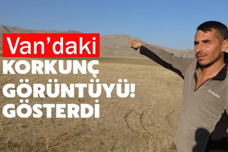 Van’da Korkunç Görüntü!