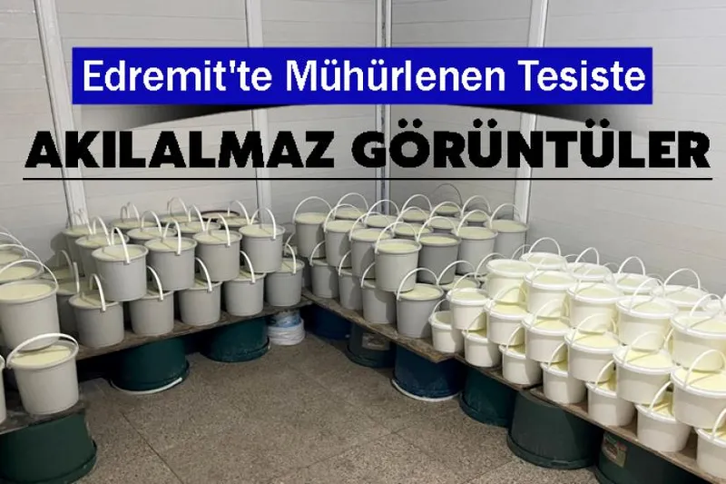 Edremit'te Mühürlenen Tesiste Akılalmaz Görüntüler