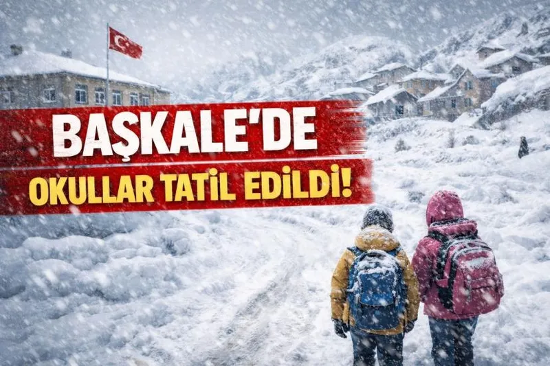 Başkale’de taşımalı eğitime 1 gün ara verildi