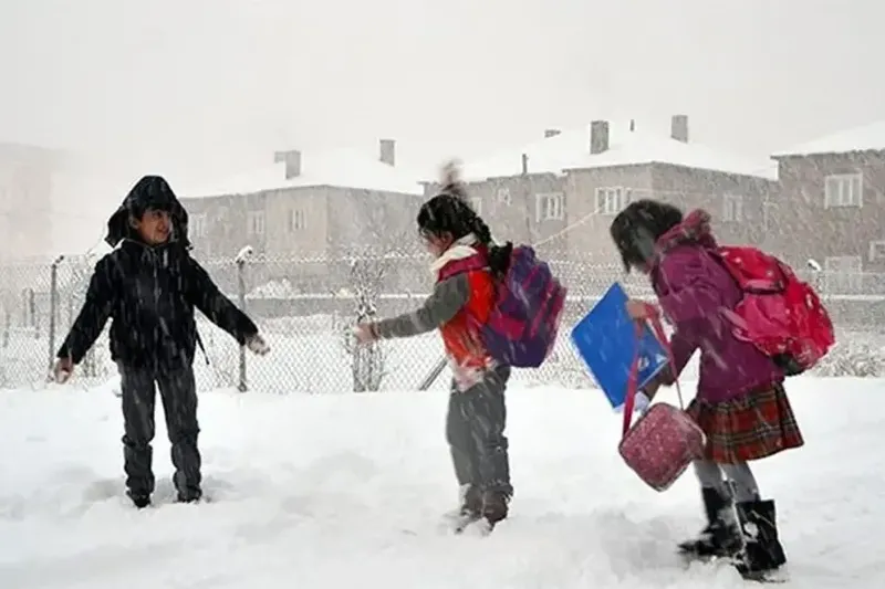 Eğitime kar engeli: Bazı illerde okullar tatil edildi