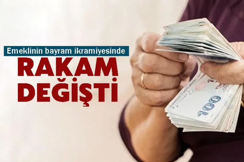 Emeklinin bayram ikramiyesinde rakam değişti
