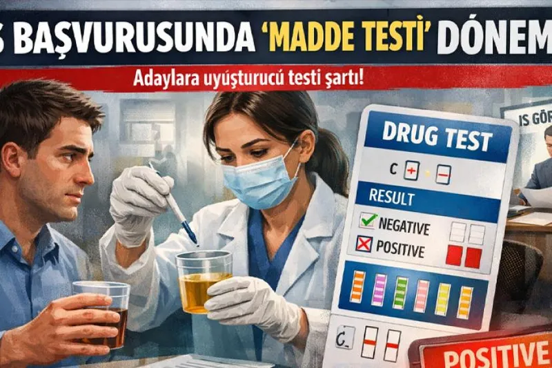 İş başvurusunda 'madde testi' dönemi Başladı