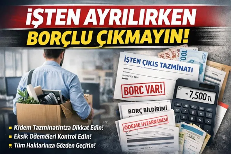 İşten Ayrılırken Borçlu Çıkmayın!