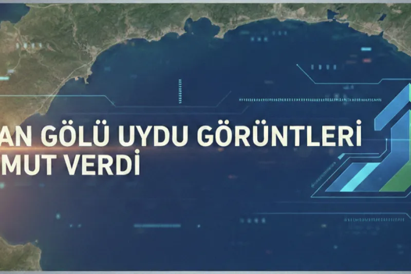 Van Gölü için uydu görüntüleri umut verdi