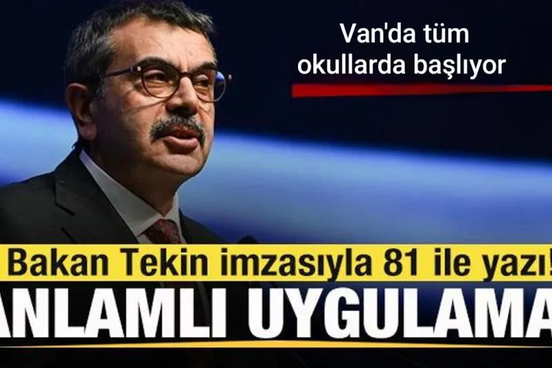 Yarın tüm okullarda ilk ders ortak olacak