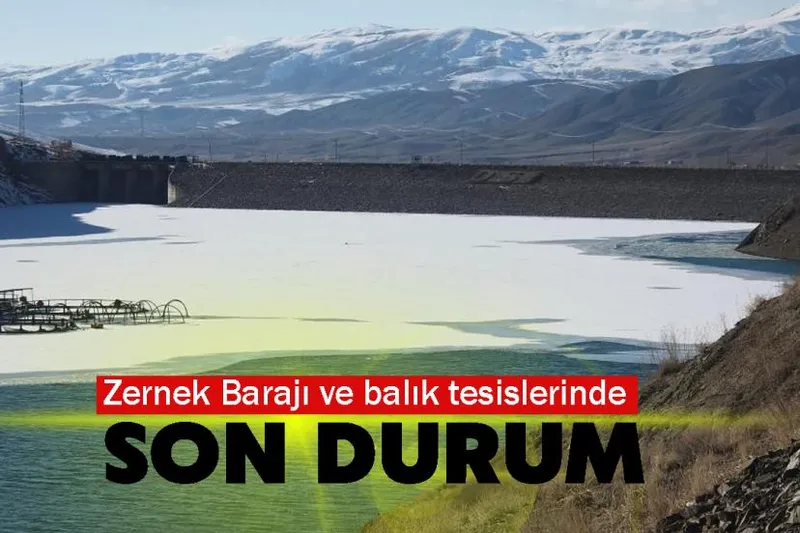 Zernek Barajı ve balık tesislerinde son durum