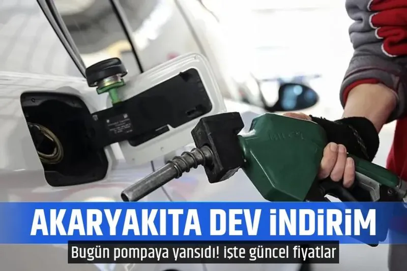 Akaryakıtta dev indirim! Tabelalar bugün değişti