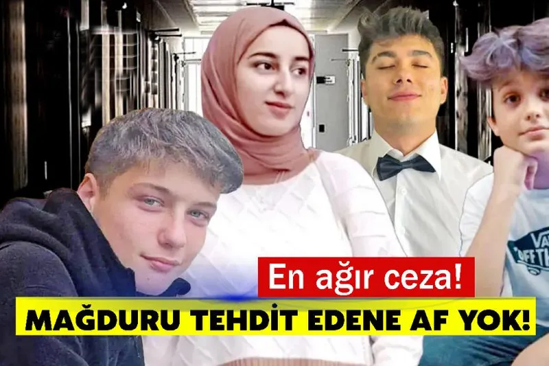 Mağduru tehdit edene af yok!