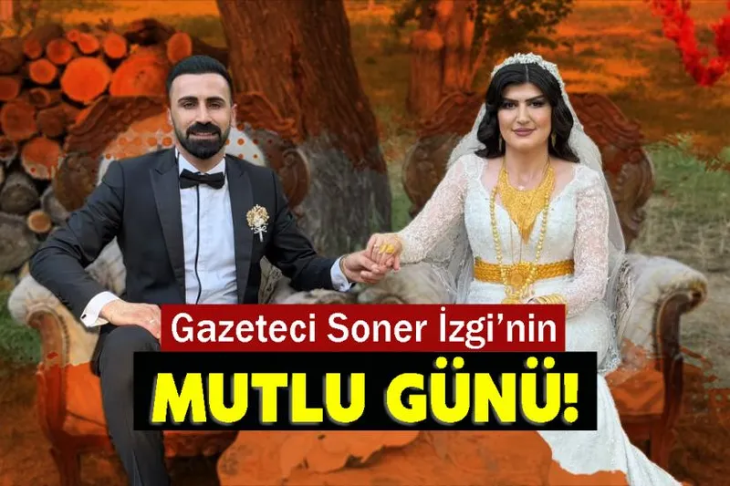 Gazeteci Soner İzgi’nin mutlu günü!