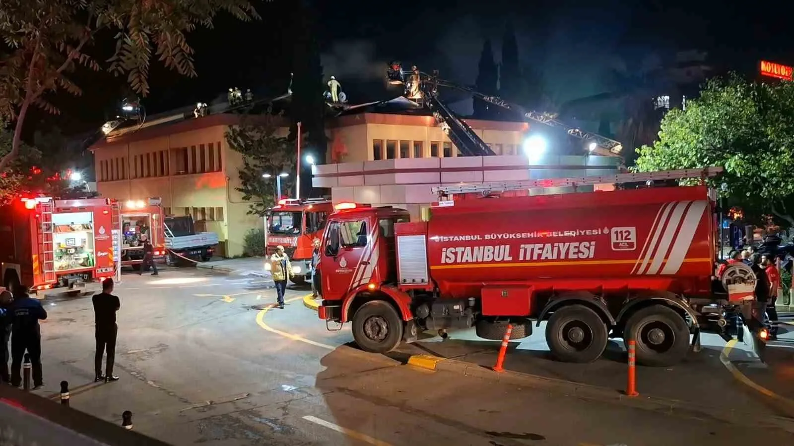 Hastanede korkutan yangın