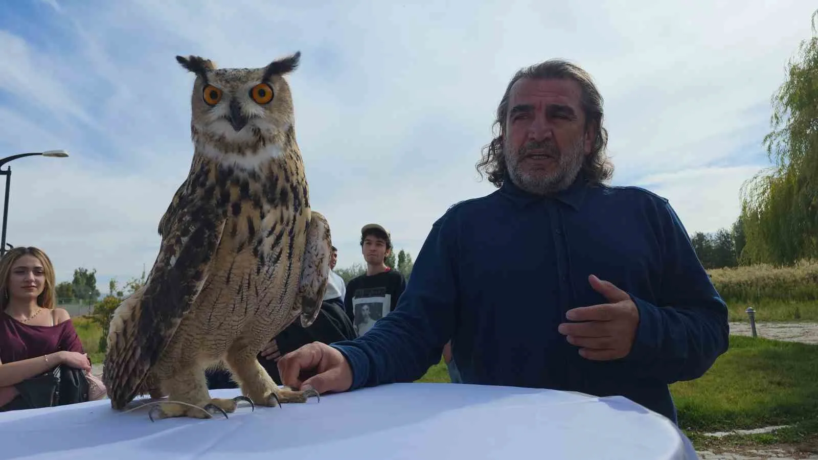 Van YYÜ’de ’Dünya Göçmen Kuşlar Günü’nde anlamlı etkinlik: Tedavisi tamamlanan şahin doğaya bırakıldı