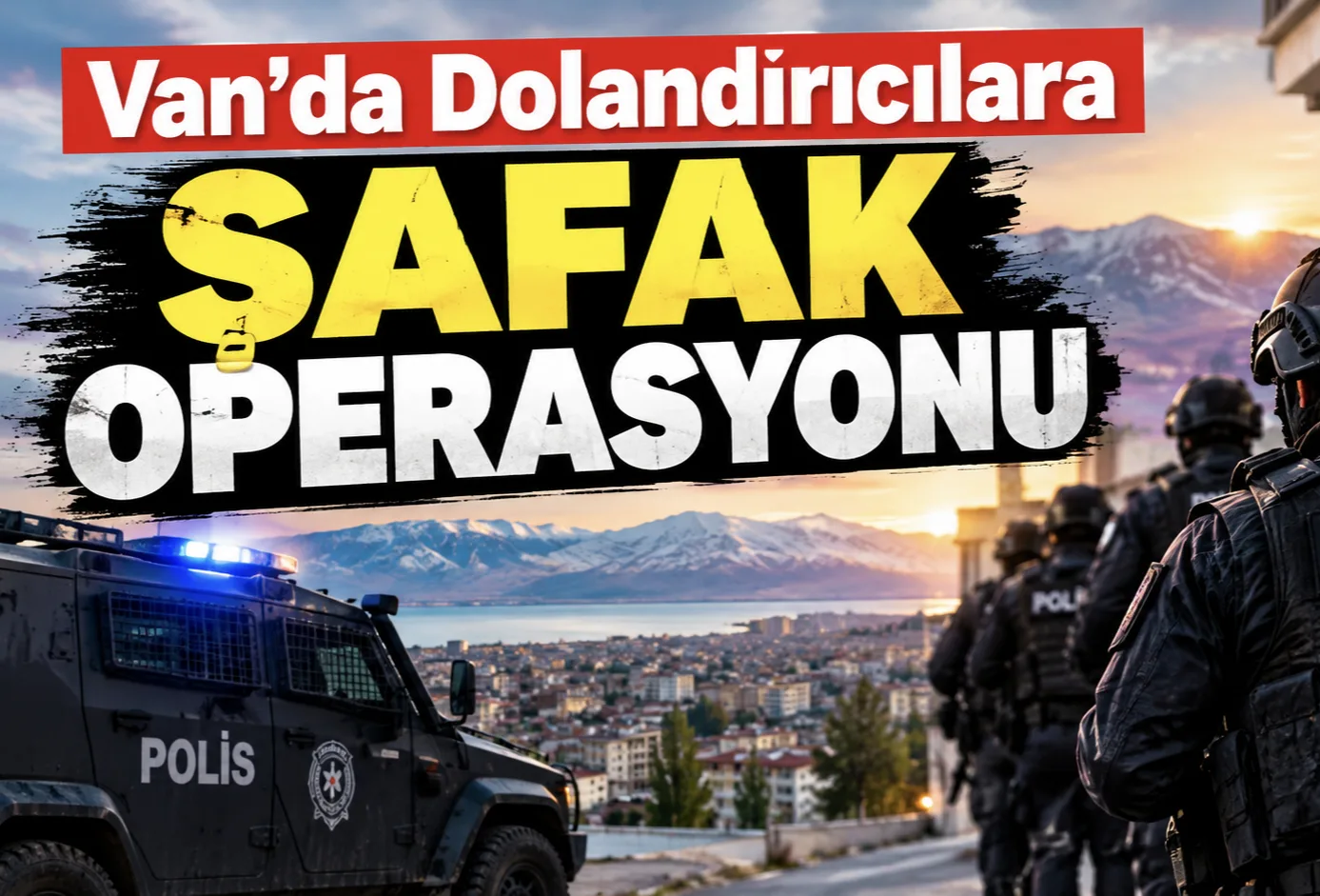 Van’da dolandırıcılara Şafak operasyon