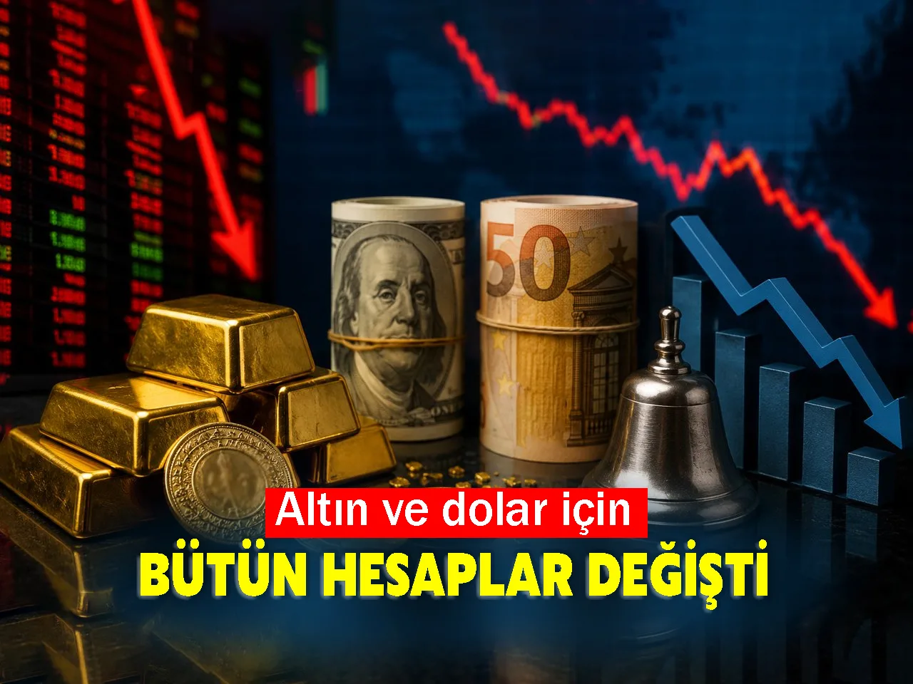Altın ve dolar için bütün hesaplar değişti