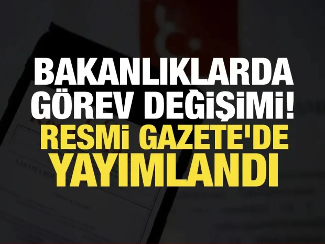 Gece Yarısı Atama Kararları: O Müdürlükte Görev Değişimi!