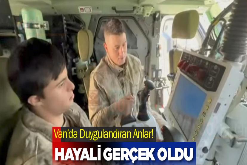 Van'da Duygulandıran Anlar! Hayali Gerçek Oldu