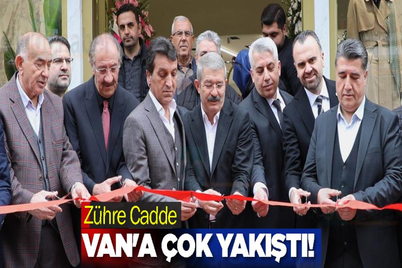 Van'ın konuştuğu Zühre Cadde Görkemli Bir Törenle Açıldı