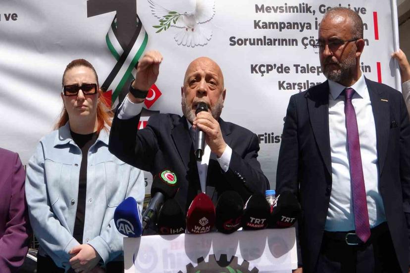 Hak-İş Genel Başkanı Arslan: "Kandil’in bu ülkeye söz sahibi olmasını istemiyoruz"