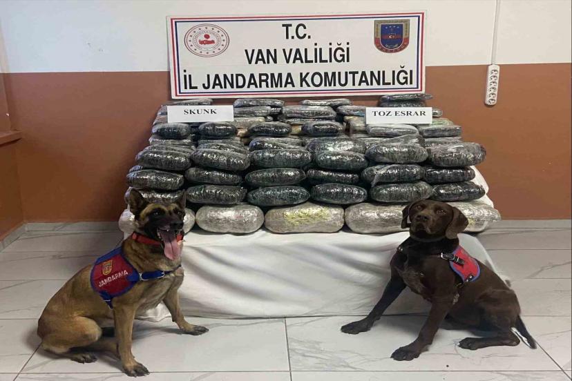 Van’da 90 kilo uyuşturucu ele geçirildi