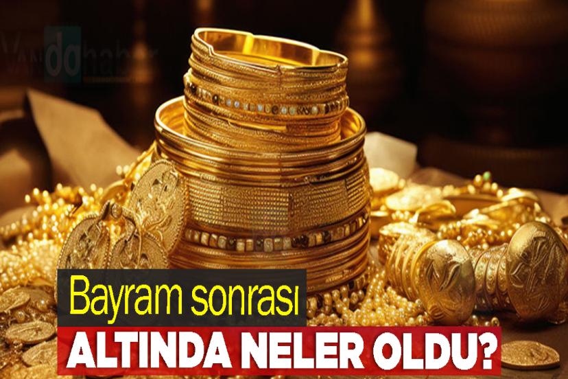 Bayram sonrası altında neler oldu?