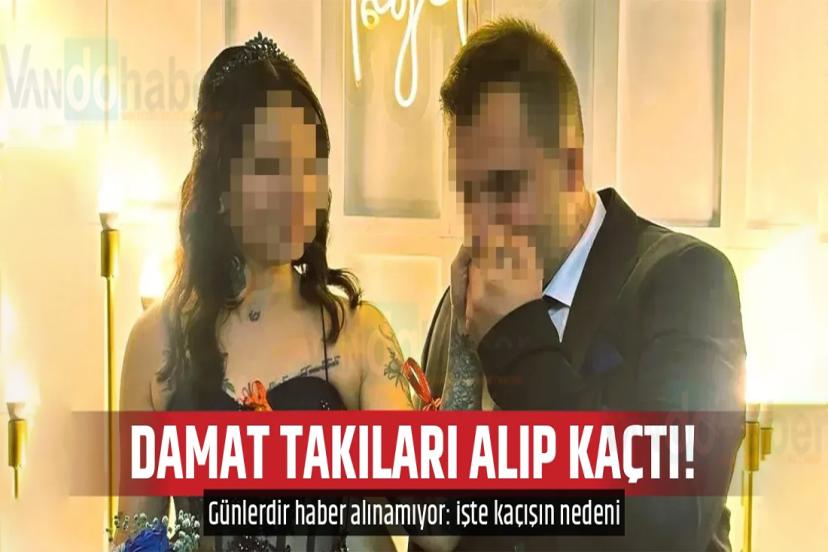 Damat Düğün Takılarıyla Kaçtı