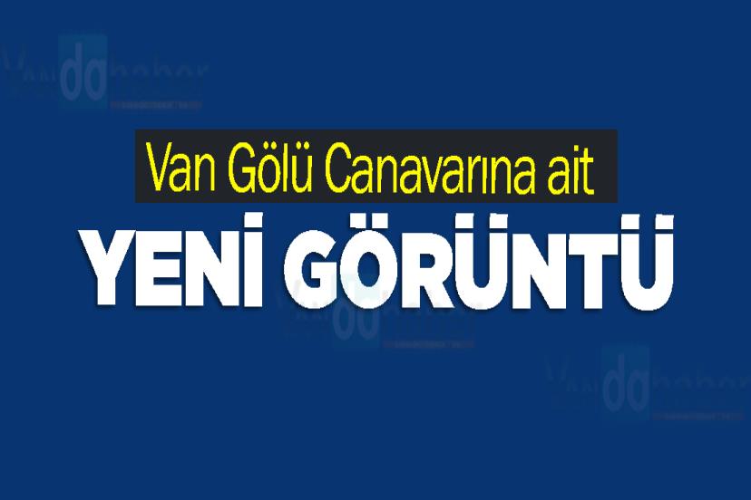 Van Gölü Canavarına ait yeni görüntü