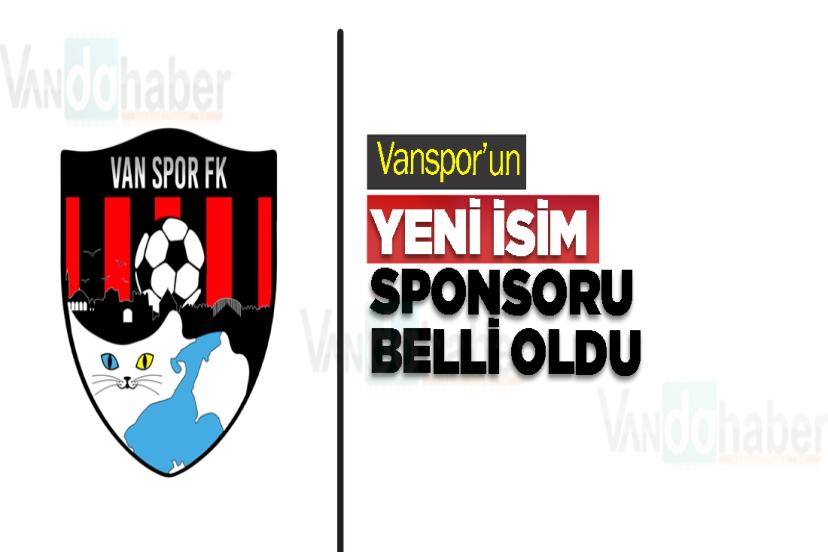 Vanspor’un Yeni isim sponsoru belli oldu