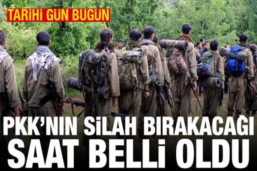 Son dakika haberi! İşte PKK'nın silah bırakacağı saat!