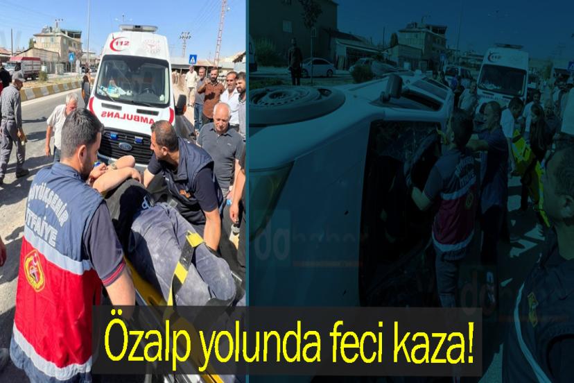 Özalp yolunda feci kaza!