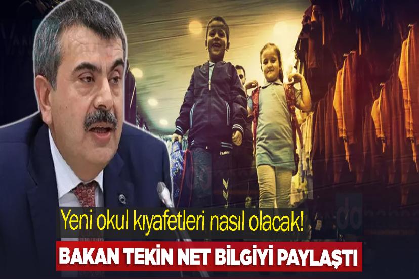 Yeni okul kıyafetleri nasıl olacak!
