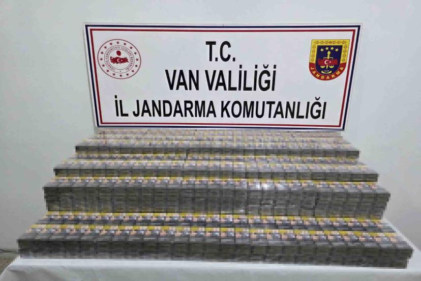 Van’da 6 bin 207 paket kaçak sigara ele geçirildi