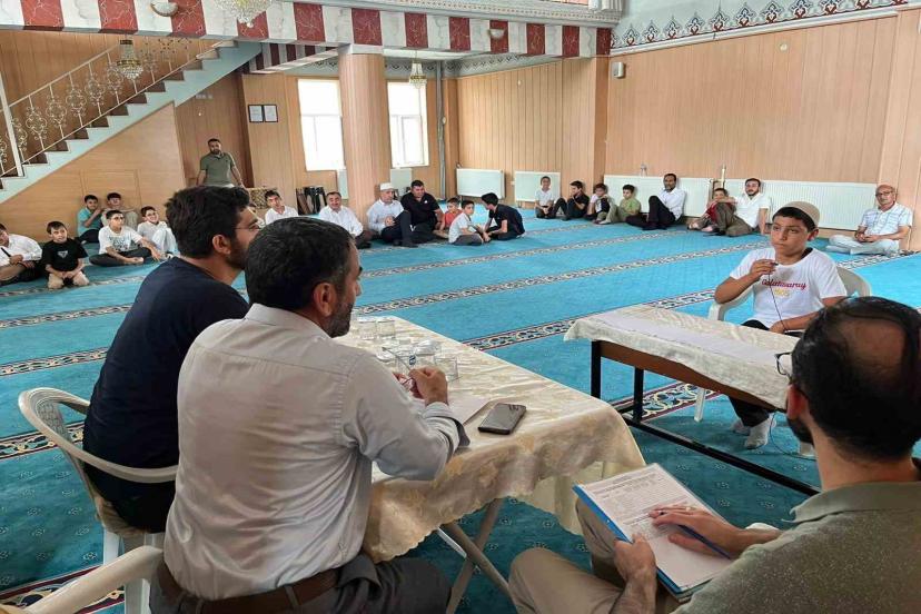 Yaz Kur’an Kursu öğrencileri arası ‘Hadis ve süre’ ezberleme yarışması düzenlendi